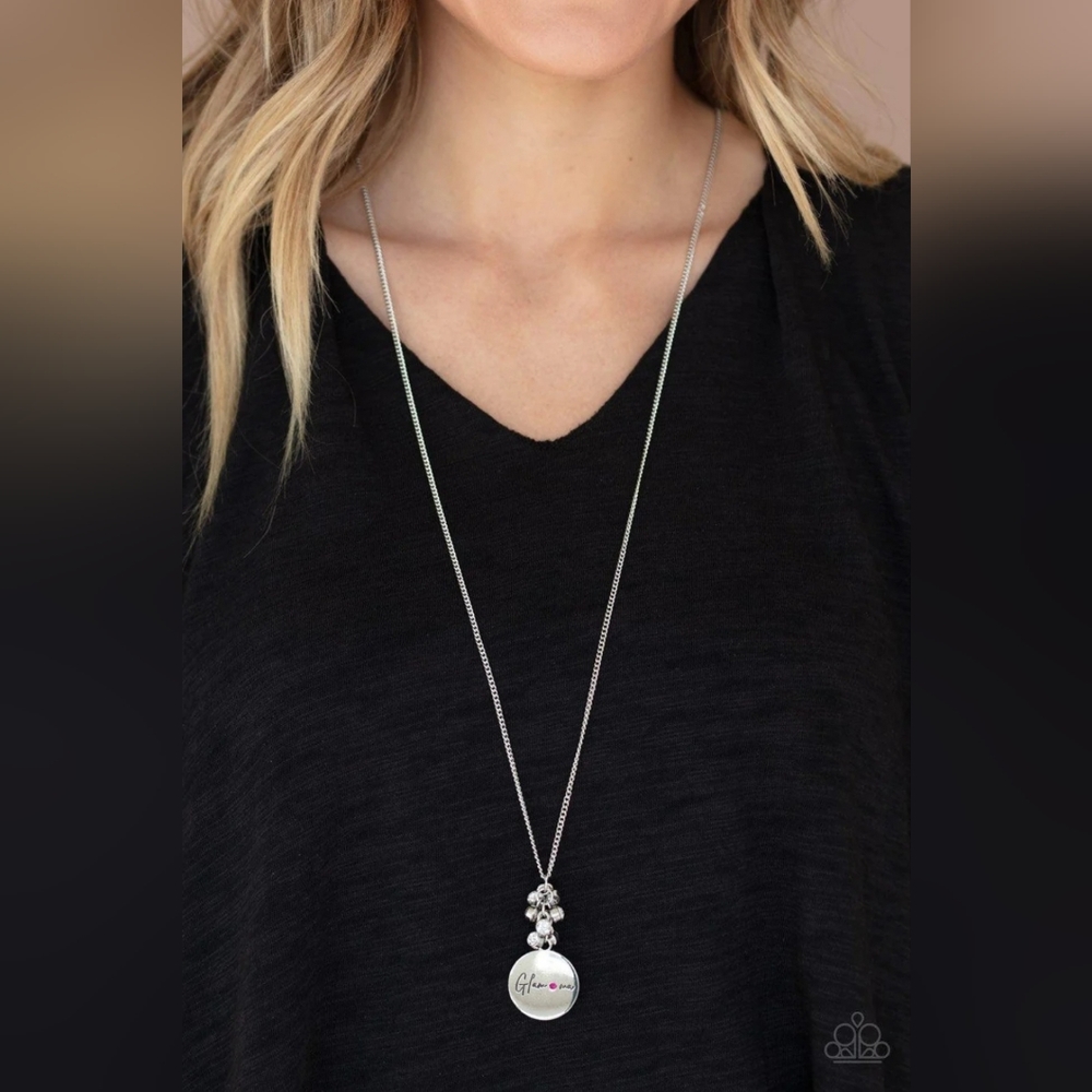 Going For Glam-ma - Pink Necklace